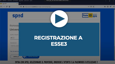 Video tutorial: Registrazione a ESSE3